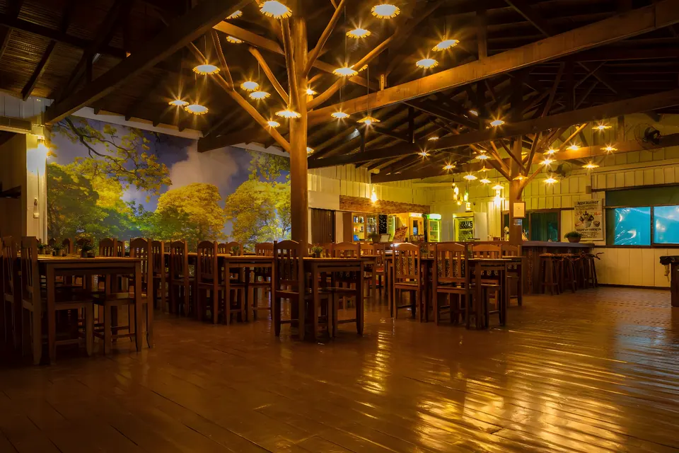 El restaurante del lodge